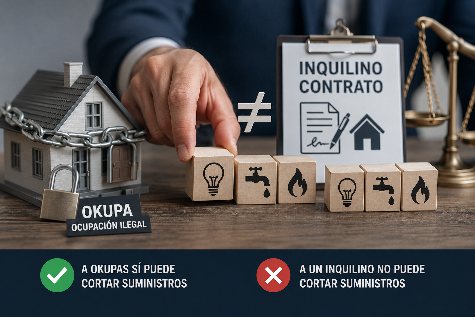 corte suministros okupas